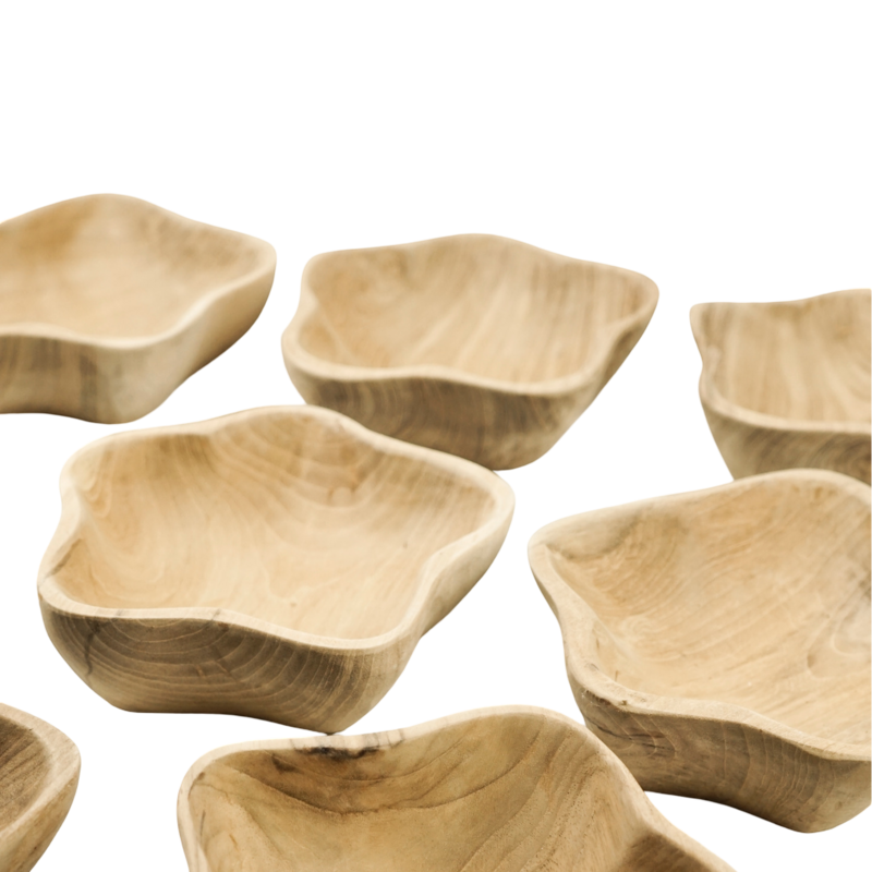 MEDIUM WOOD BOWL 